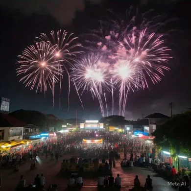 Kenyamanan Pengunjung Festival Kembang Api Bekasi